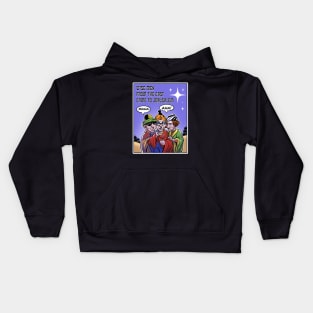 Three Wise Stooges Kids Hoodie